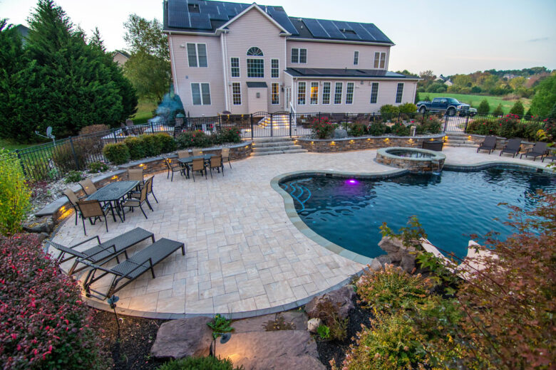 Pool Patio Design, Pool Deck Design in Howard County, Clarksville .