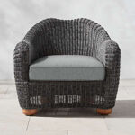 black rattan chairs | C