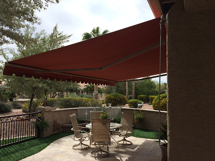 Retractable Awnings - Sunrooms | Sunspace by Deck & Shade Solutio