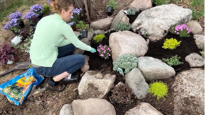 Front Yard Landscaping Ideas: How to Add a Rock Garden - YouTu