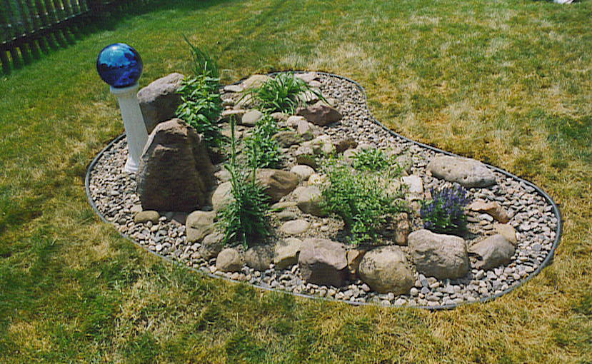 Rock Garden Construction -- Wiltrout Nursery Chippewa Falls,