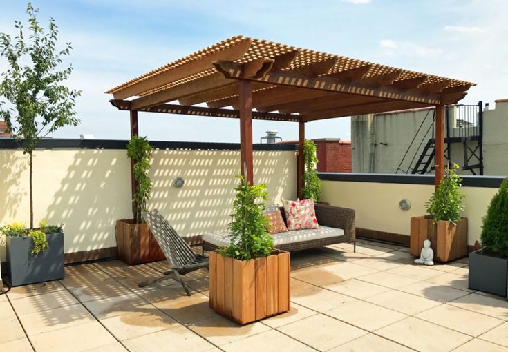 Rooftop Gardens | Amber Freda Landscape Design | Rooftop patio .