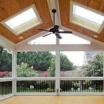 Skylights in screened in porch | House with porch, Porch design .