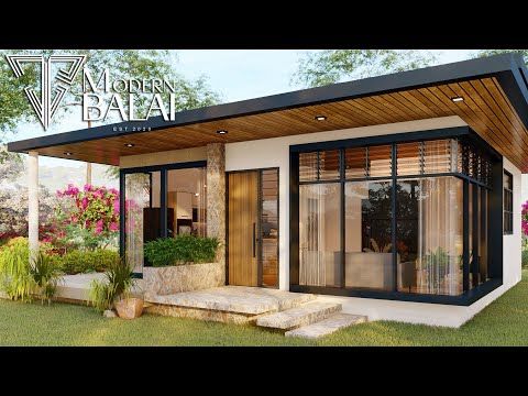 MODERN SMALL HOUSE DESIGN SIMPLE HOUSE DESIGN 2-BEDROOM 9 X 8 .