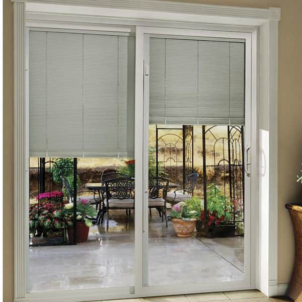 JELD-WEN 72 in. x 80 in. V-4500 White Vinyl Left-Hand Full Lite .