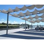 Amazon.com : SunnyRoyal Retractable Sun Shades for Pergola Canopy .