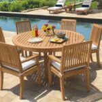 Round Teak Tables - Country Casual Te