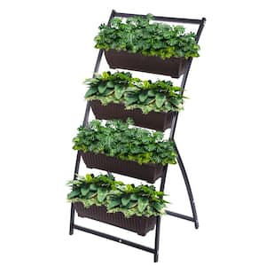 Outland Living 6 ft. Raised Garden Bed - Steel Vertical Garden .