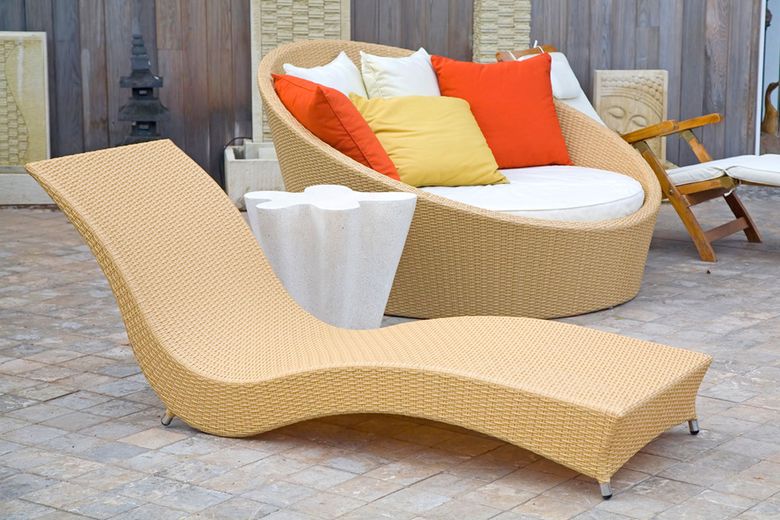 Wicker furniture is hotter than ever. And yes, you can leave it .
