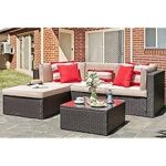Amazon.com: Vongrasig 5 Piece Patio Furniture Sets, All-Weather .