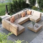 Amazon.com: Grand patio 7-Piece Wicker Patio Furniture Set, All .
