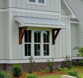 Window Awnings | House awnings, Modern farmhouse exterior, Home .