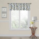 Waverly 16-in Porcelain Polyester Rod Pocket Valance in the .