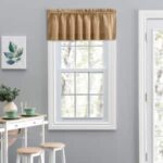 Ellis Curtain Lisa Solid 36 in. L Polyester/Cotton Tailored Swag .