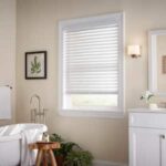 Home Decorators Collection White Cordless Faux Wood Blinds for .