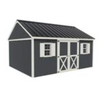 Best Barns Brookfield 16 ft. x 12 ft. Wood Storage Shed Kit .