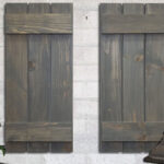 Wall Decor Rustic Board & Batten Shutters, Handmade in the U