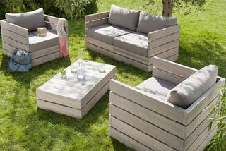 DIY Outdoor Garden Furniture : 3 Steps - Instructabl