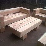 28 Best Chunky wooden garden furniture ideas | garden furniture .