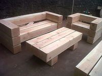 28 Best Chunky wooden garden furniture ideas | garden furniture .