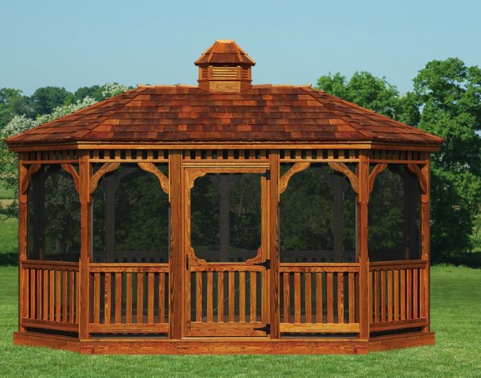 Custom-Built Wooden Amish Gazebos - Gazebos for Sale Near Y