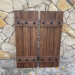 Rustic Shutters, 4 Board 3batten, Cedar Shutters, Wooden Shutters .