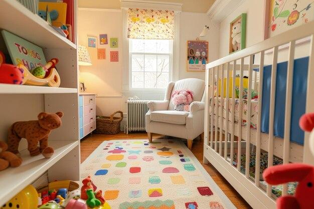 Vibrant toys brighten up your nursery nook’s decor