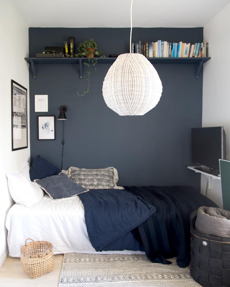 Wall-mounted lighting for an airy feel in​ the teen bedroom