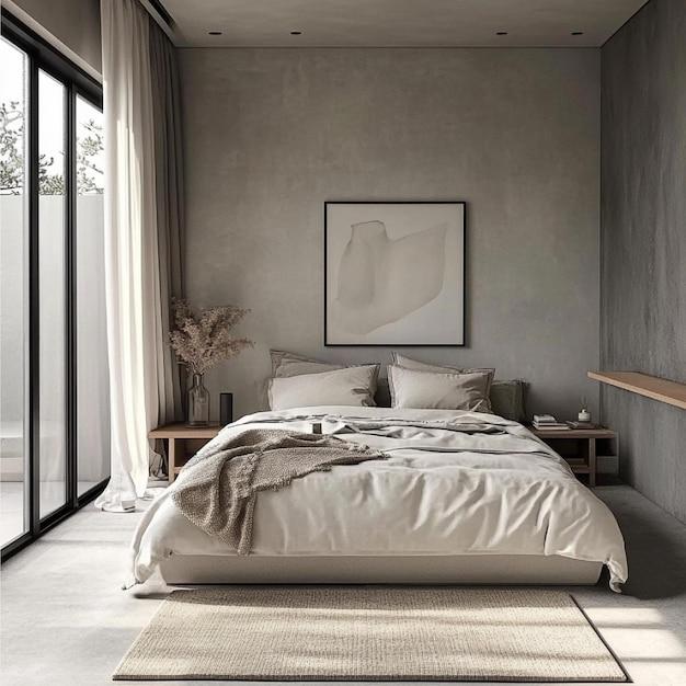 Add texture with‌ soft‍ textiles to enrich your minimalist bedroom design