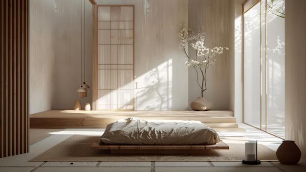 Opt for natural materials in your minimalist ‍bedroom furnishings