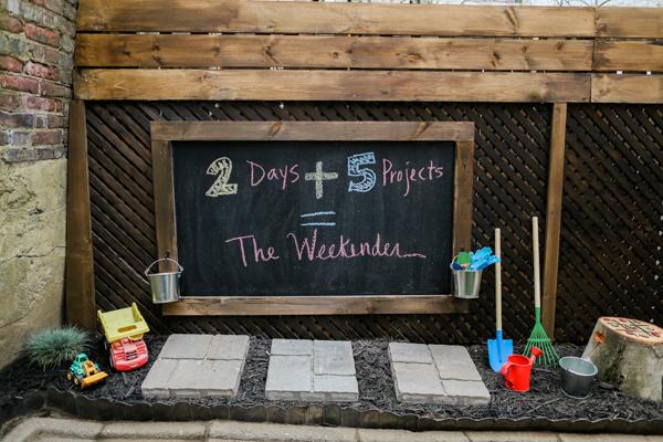 Add a chalkboard wall for creativity on your screened porch