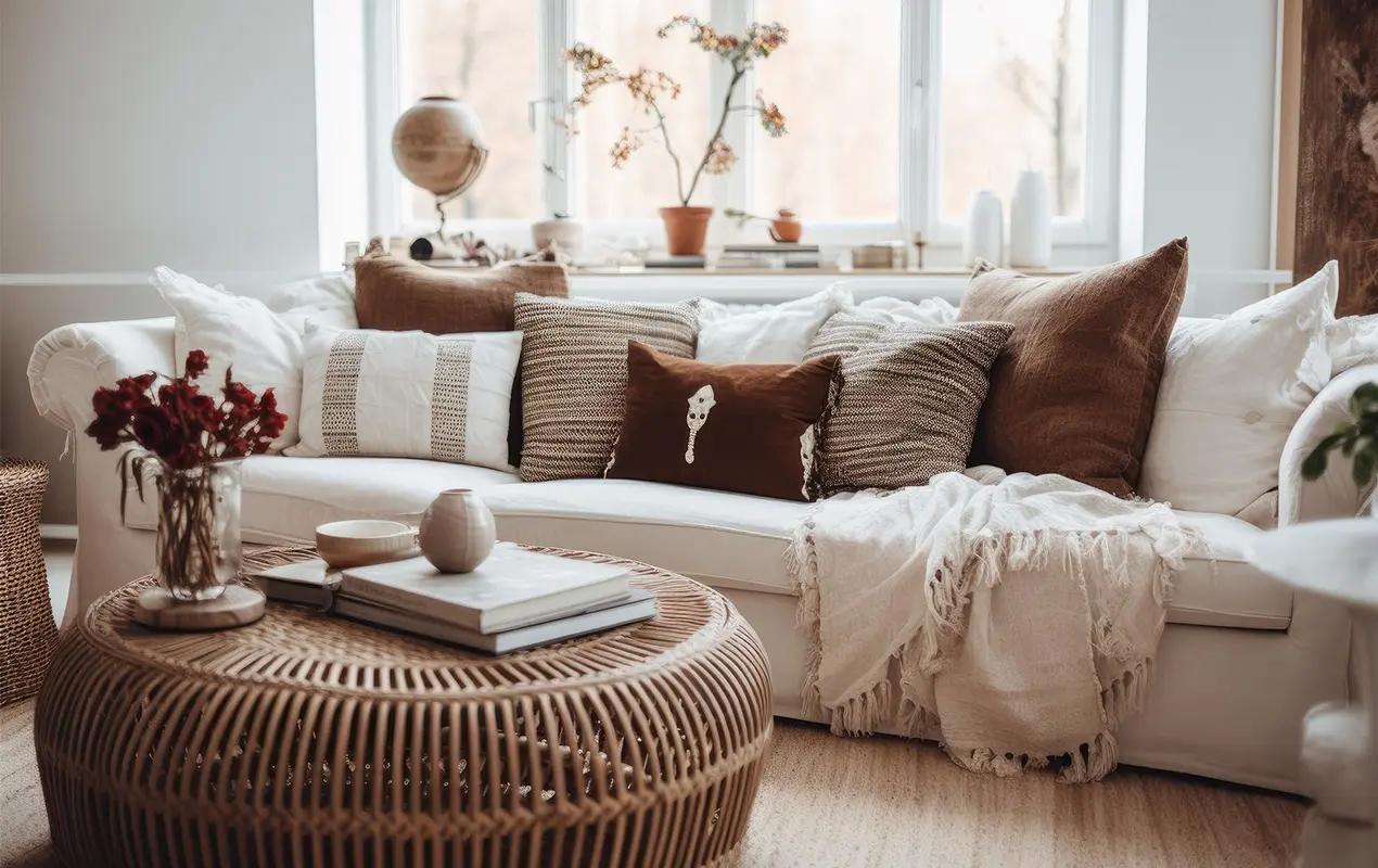 Choose​ a wooden coffee table ⁣to add⁤ rustic ​charm to your Boho⁤ Living Room