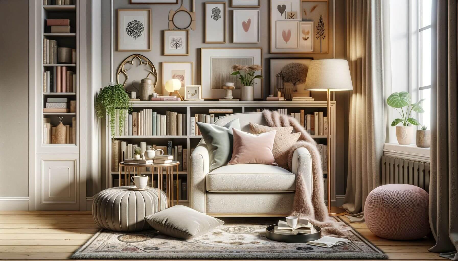 Cozy reading nooks invite relaxation in your ⁤Living Room