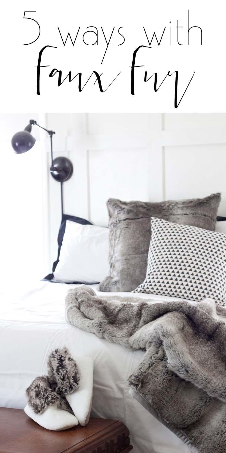 Bedroom Trend: Faux fur accents add⁢ luxury​ and coziness