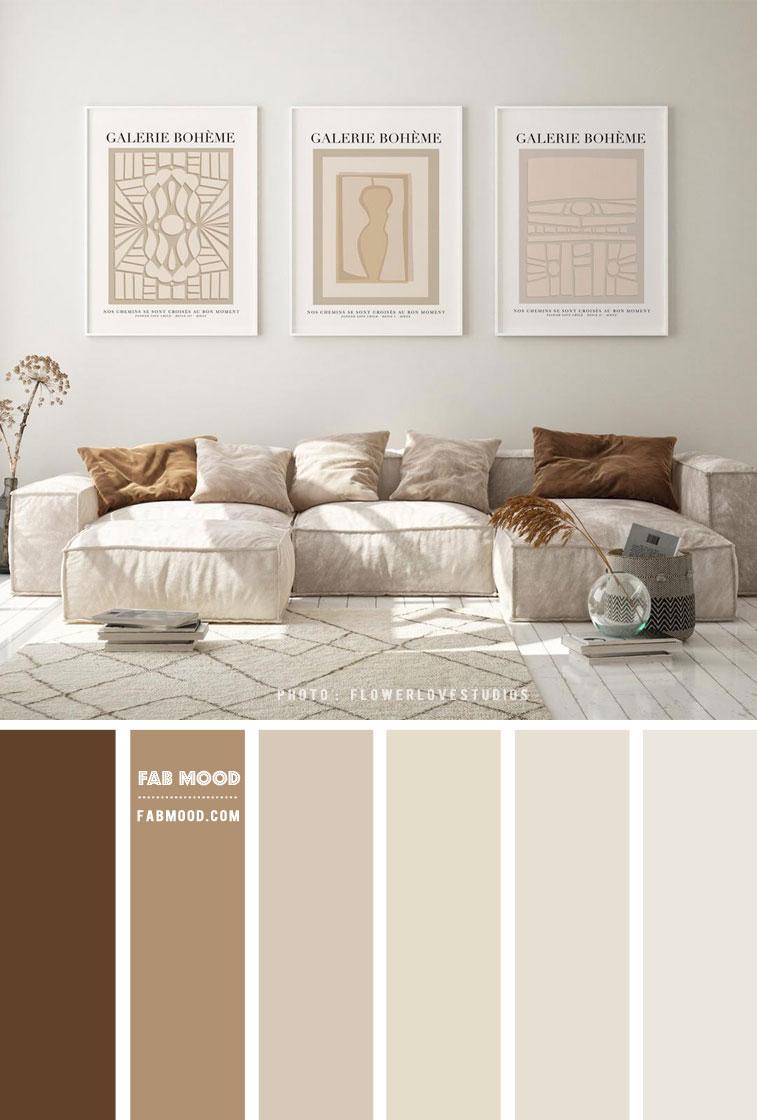 Neutral color palettes create a serene atmosphere in the living room