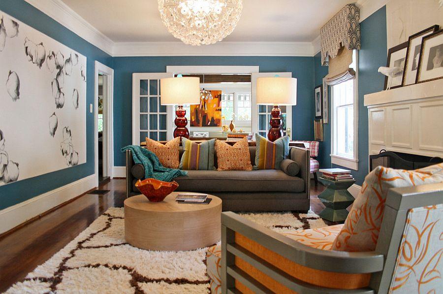 Experiment with‌ unexpected color combinations to spark creativity in your eclectic living room