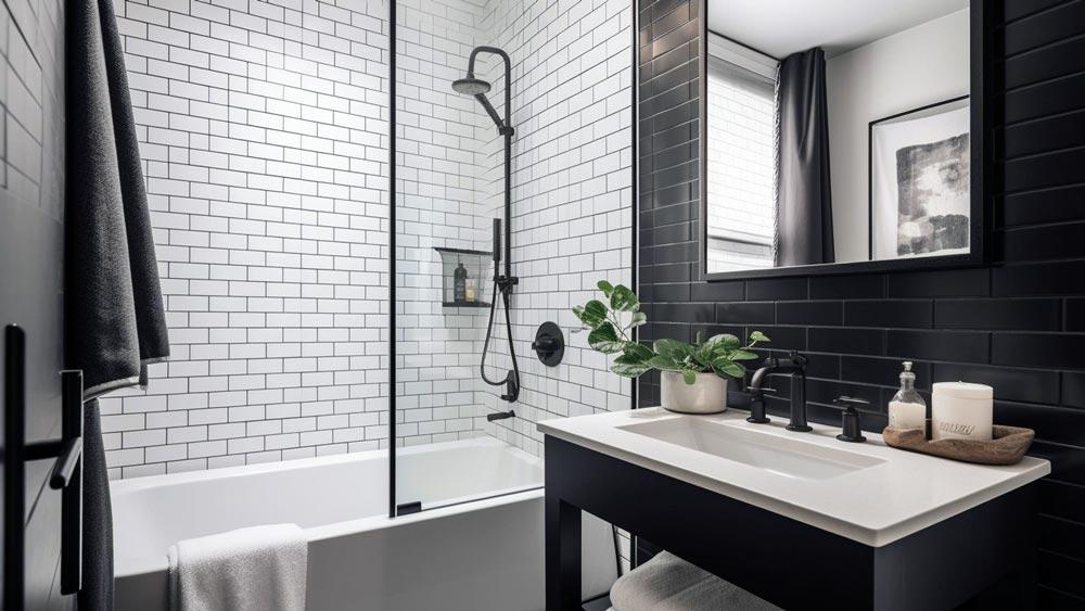 Select​ space-saving fixtures to enhance your small bathrooms functionality