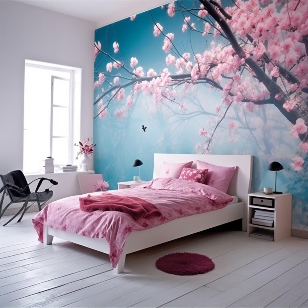 Experiment with bold wallpaper designs in your‌ Teen Girl Bedroom