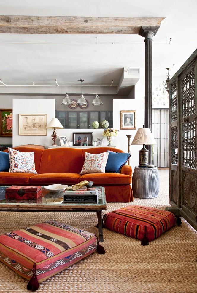 Oversized floor cushions for extra seating and a‌ relaxed Boho Living Room atmosphere