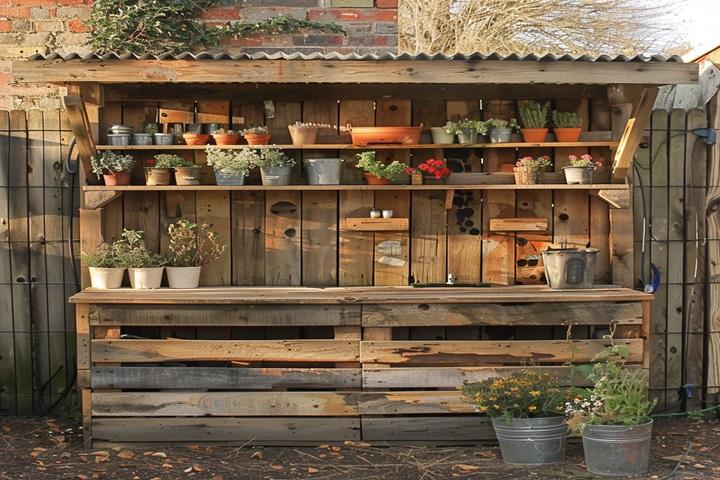 Use natural wood finishes ⁣to maintain a rustic aesthetic in your pallet garden