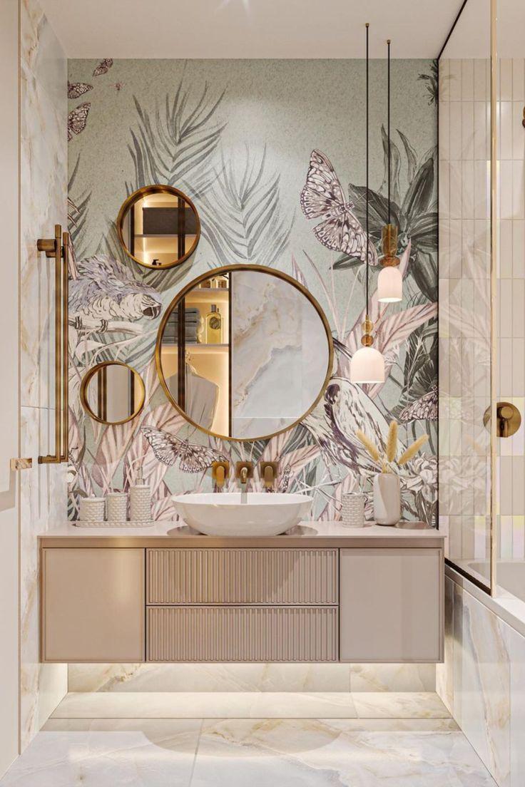 Choose artwork that tells a story in your eclectic bathroom space