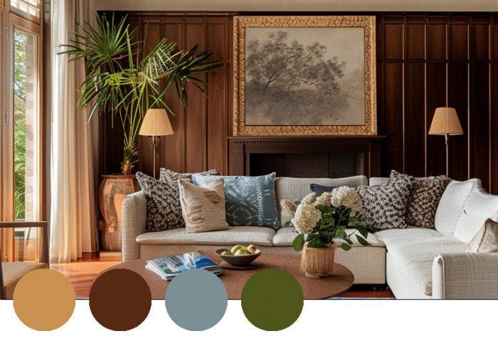 Use a neutral color palette to create ⁣a serene Earthy Living Room atmosphere