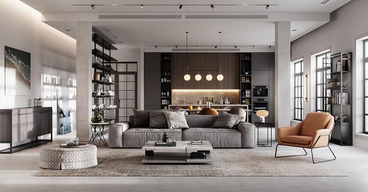 Choose multi-functional furniture for a practical living room ​layout