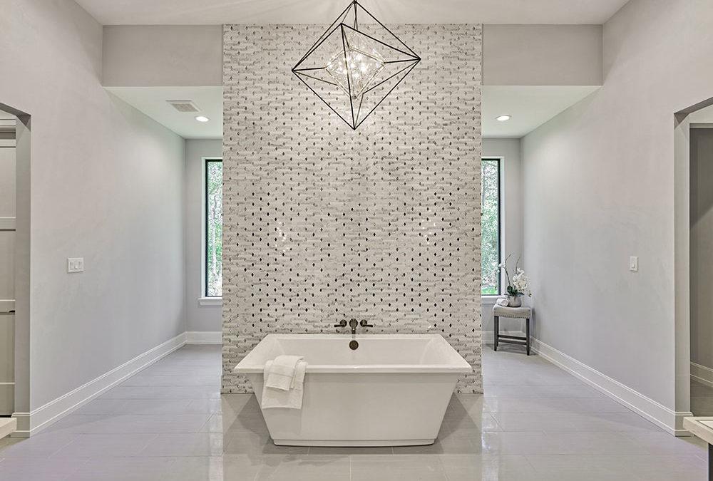 Freestanding bathtubs as a centerpiece for luxury bathroom design