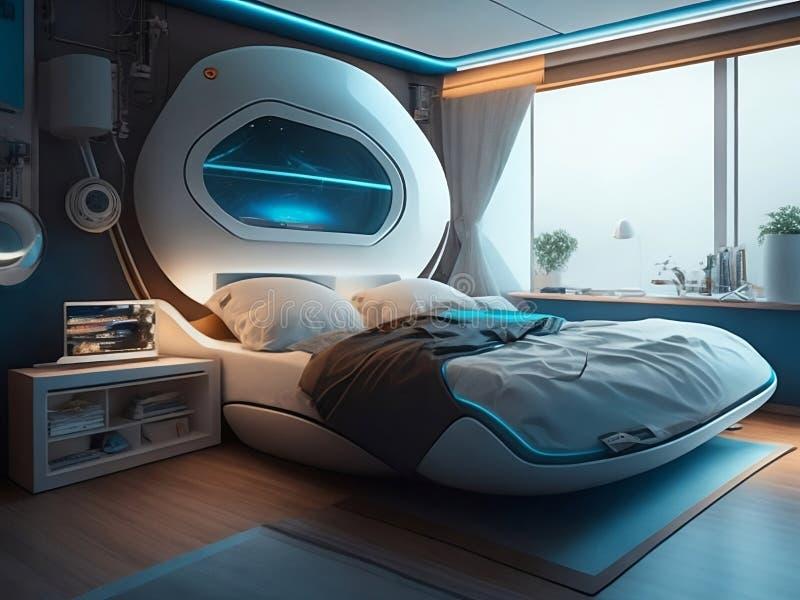 Tech-Savvy Bedroom: Integrate smart technology for convenience ​and modern living