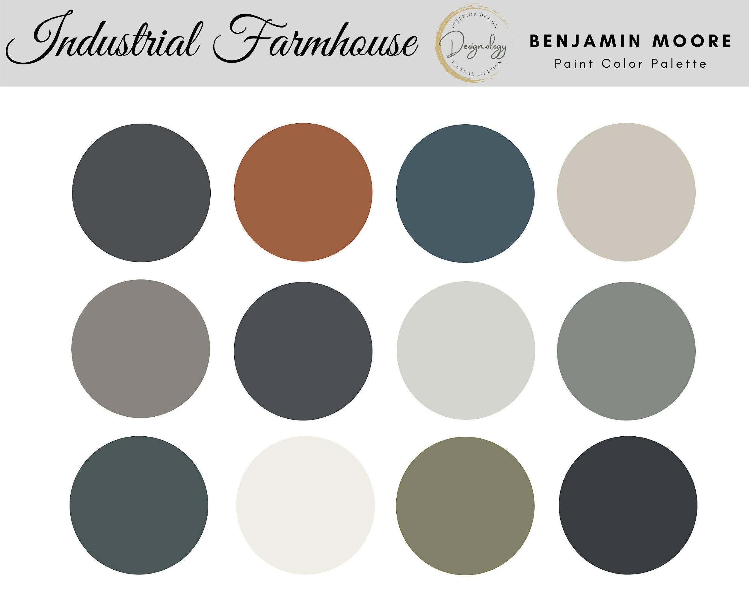 Choose a farmhouse color palette for cohesive design