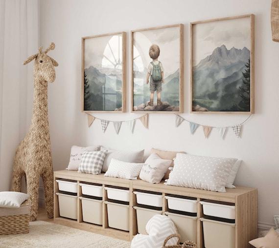 Adventure Awaits Boy Nursery designed‍ for exploration with maps and travel-themed‍ accents