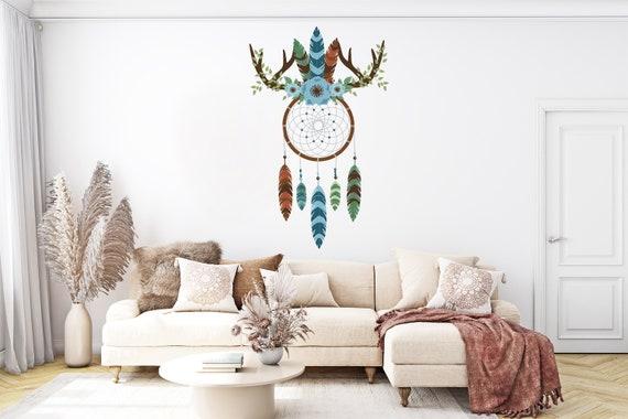 Dreamcatchers for a whimsical‌ touch and cultural ​flair in your Boho Living Room