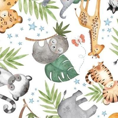 Jungle safari vibes for a Boy⁤ Nursery filled with animals and ‌greenery