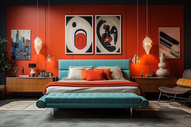 Retro Bedroom: Revisit 60s and 70s styles for a fun twist